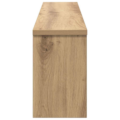 vidaXL Wall-Mounted Coat Rack with Shelf Artisan Oak 100 x 16 x 26 cm