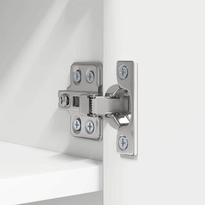 vidaXL Wall-Mounted Coat Rack White 50 x 20 x 30 cm Engineered wood