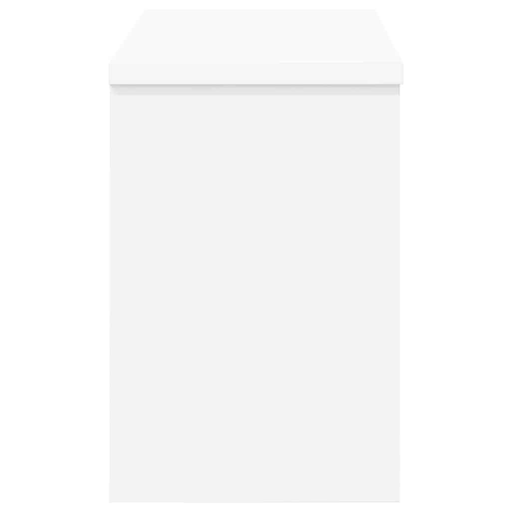 vidaXL Wall-Mounted Coat Rack White 50 x 20 x 30 cm Engineered wood