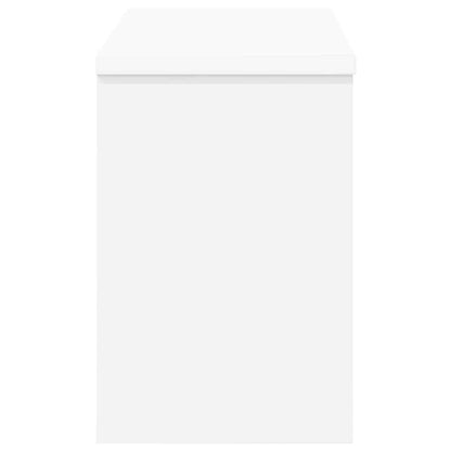 vidaXL Wall-Mounted Coat Rack White 50 x 20 x 30 cm Engineered wood