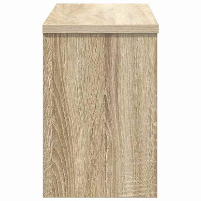 vidaXL Wall-Mounted Coat Rack with Shelf Sonoma Oak 50 x 20 x 30 cm