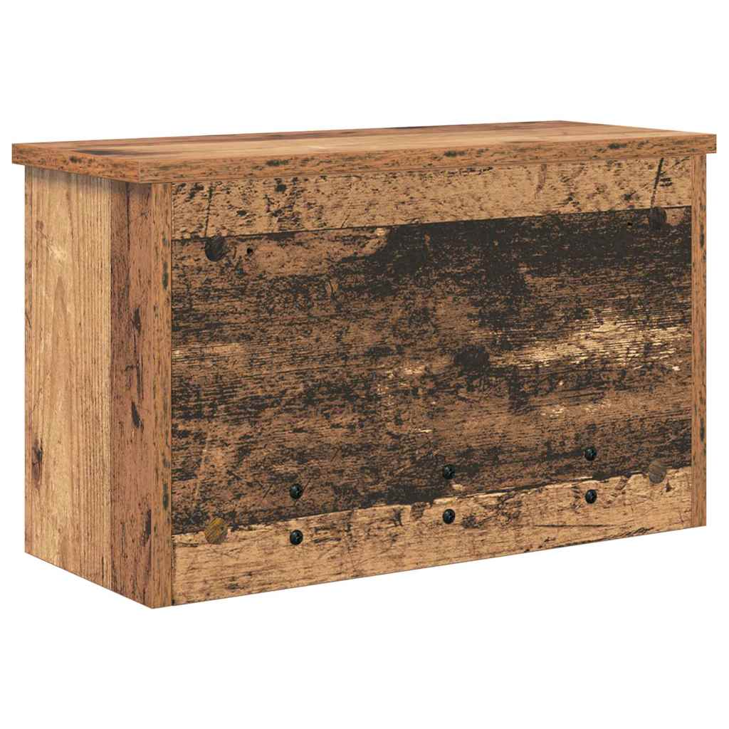 vidaXL Wall-Mounted Coat Rack Old Wood 50 x 20 x 30 cm Engineered wood