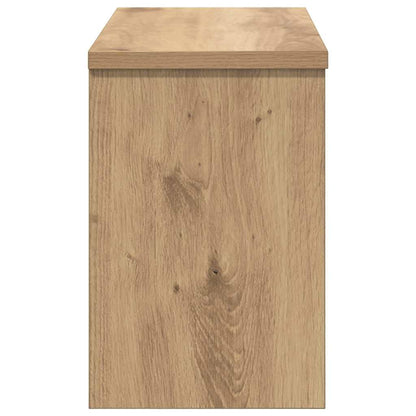 vidaXL Wall-Mounted Coat Rack with Shelf Artisan Oak 50 x 20 x 30 cm