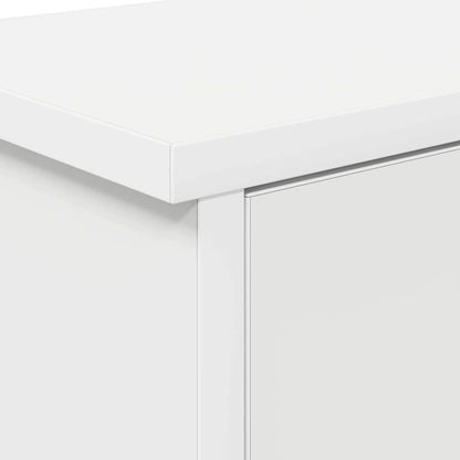 vidaXL Wall-Mounted Coat Rack White 80 x 20 x 30 cm Engineered wood