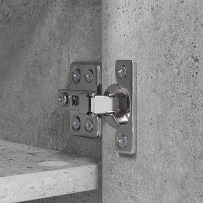 vidaXL Wall-Mounted Coat Rack with Shelf Concrete Grey 80 x 20 x 30 cm