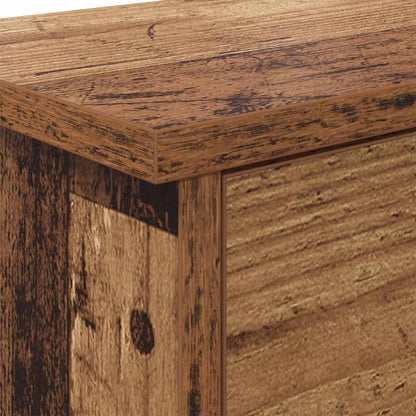 vidaXL Wall-Mounted Coat Rack Old Wood 80 x 20 x 30 cm Engineered wood