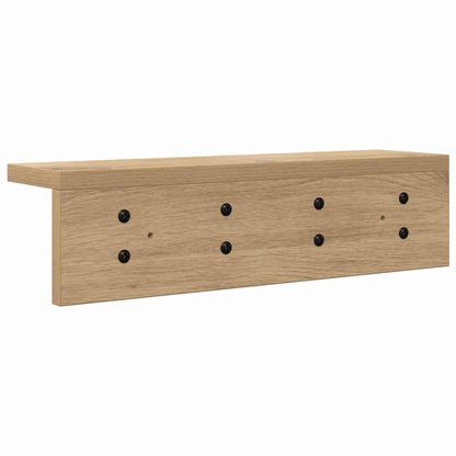 vidaXL Wall-Mounted Coat Rack Wall-Mounted Artisan Oak Engineered wood
