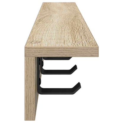 vidaXL Wall-Mounted Coat Rack Sonoma Oak 60 x 10.5 x 10.5 cm