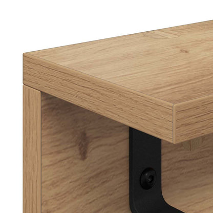 vidaXL Wall-Mounted Coat Rack Artisan Oak 80 x 10.5 x 10.5 cm