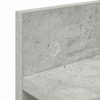 vidaXL Wall-Mounted Coat Rack Concrete Grey 60 x 10.5 x 18 cm