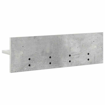 vidaXL Wall-Mounted Coat Rack Concrete Grey 60 x 10.5 x 18 cm