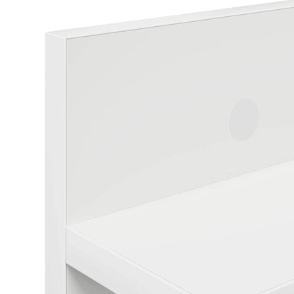 vidaXL Wall-Mounted Coat Rack White 80 x 10.5 x 18 cm Engineered wood