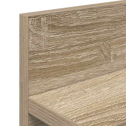 vidaXL Wall-Mounted Coat Rack Sonoma Oak 80 x 10.5 x 18 cm