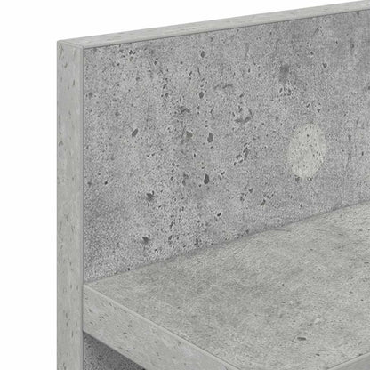 vidaXL Wall-Mounted Coat Rack Concrete Grey 80 x 10.5 x 18 cm