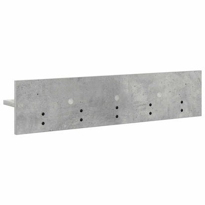 vidaXL Wall-Mounted Coat Rack Wall-Mounted Concrete Grey