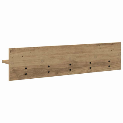 vidaXL Wall-Mounted Coat Rack Artisan Oak 80 x 10.5 x 18 cm