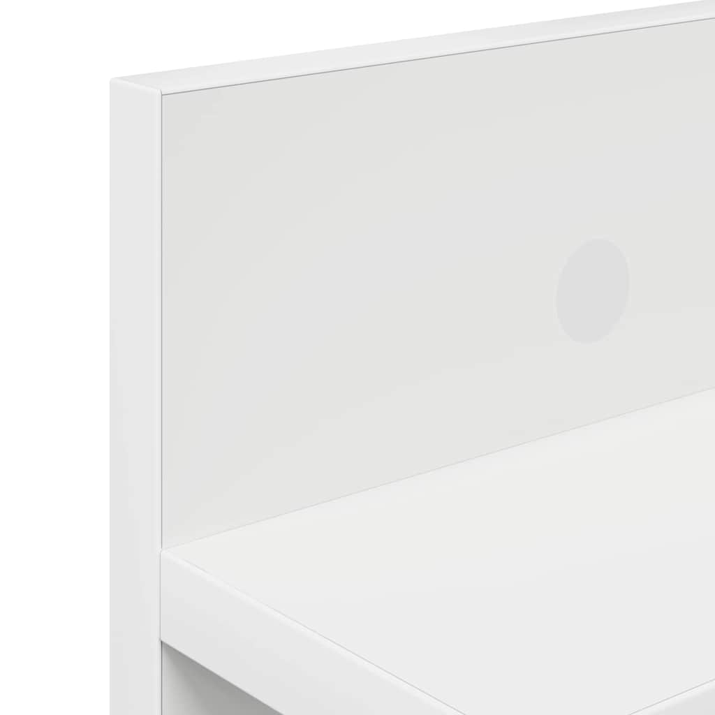 vidaXL Wall-Mounted Coat Rack White 100 x 10.5 x 18 cm Engineered wood