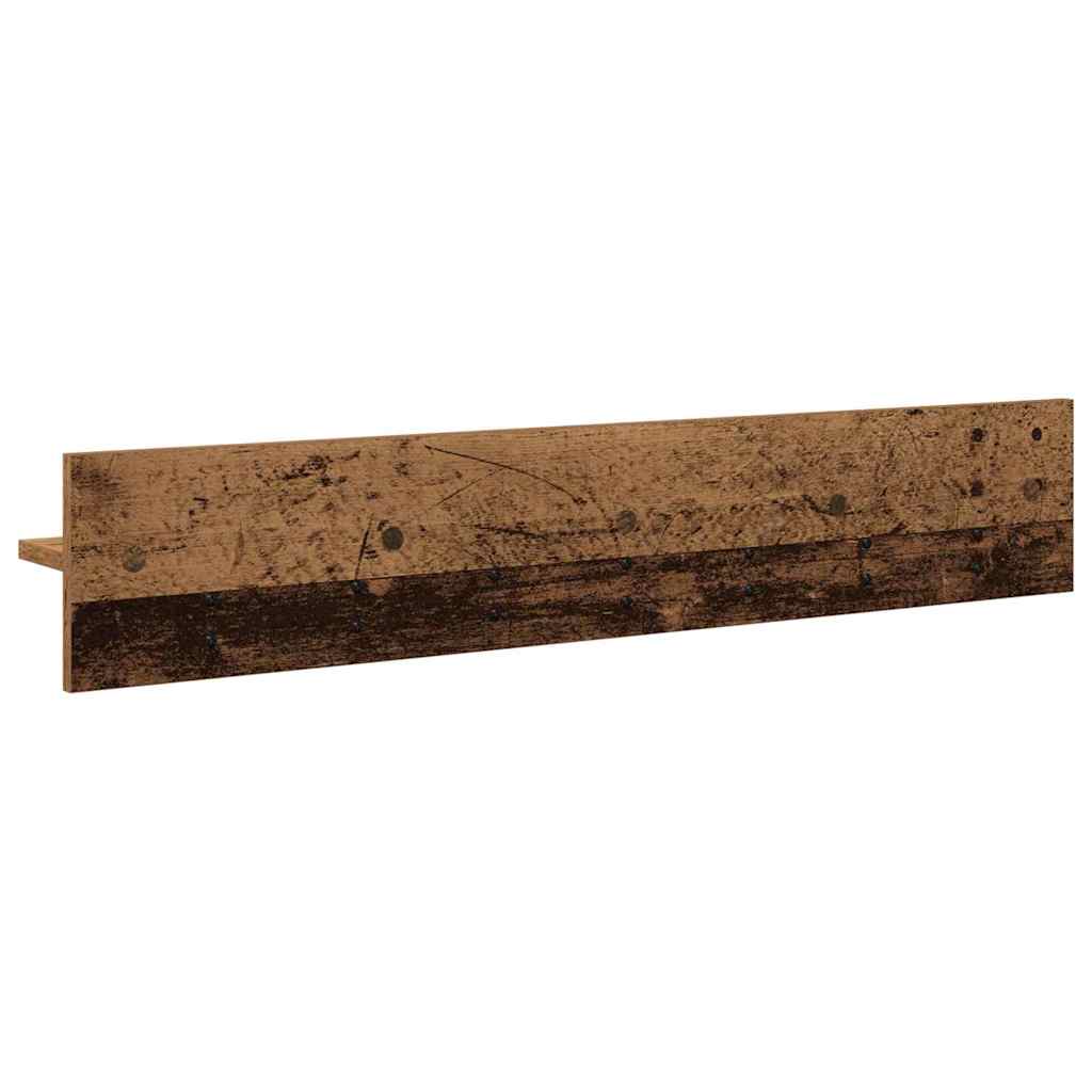 vidaXL Wall-Mounted Coat Rack Wall-mounted Old Wood 100 x 10.5 x 18 cm