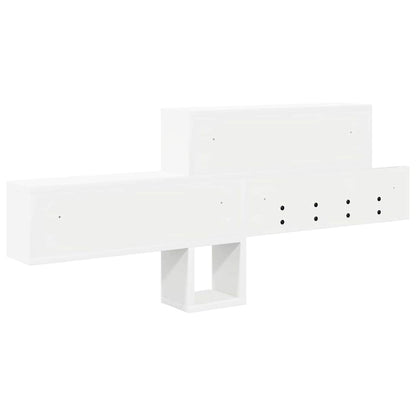vidaXL Wall-Mounted Coat Rack Wall-Mounted White 100 x 12 x 43.5 cm