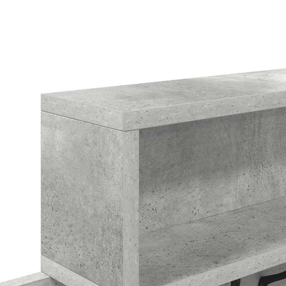 vidaXL Wall-Mounted Coat Rack Concrete Grey 100 x 12 x 43.5 cm