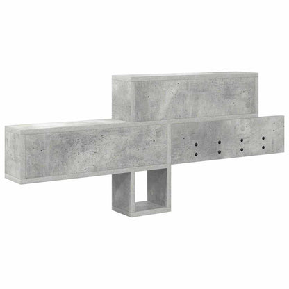 vidaXL Wall-Mounted Coat Rack Concrete Grey 100 x 12 x 43.5 cm