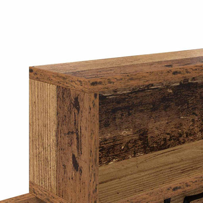 vidaXL Wall-Mounted Coat Rack with Shelf Old Wood 100 x 12 x 43.5 cm