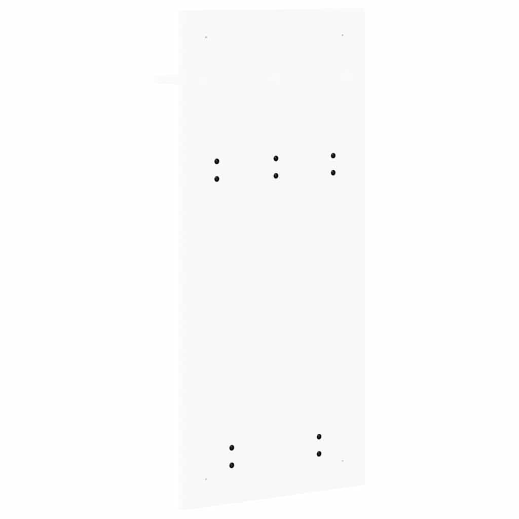 vidaXL Wall-Mounted Coat Rack White 40 x 10 x 90 cm Engineered wood