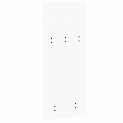 vidaXL Wall-Mounted Coat Rack White 40 x 10 x 90 cm Engineered wood
