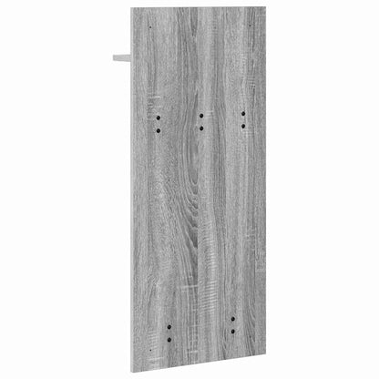 vidaXL Wall-Mounted Coat Rack with Shelf Grey Sonoma 40 x 10 x 90 cm