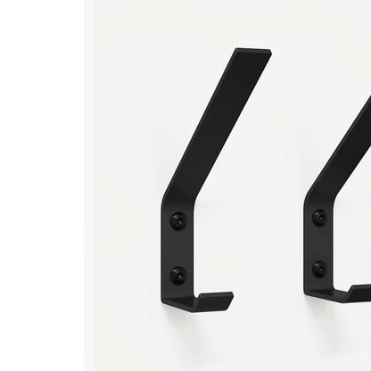 vidaXL Wall-Mounted Coat Rack White 20 x 1.5 x 100 cm Engineered wood