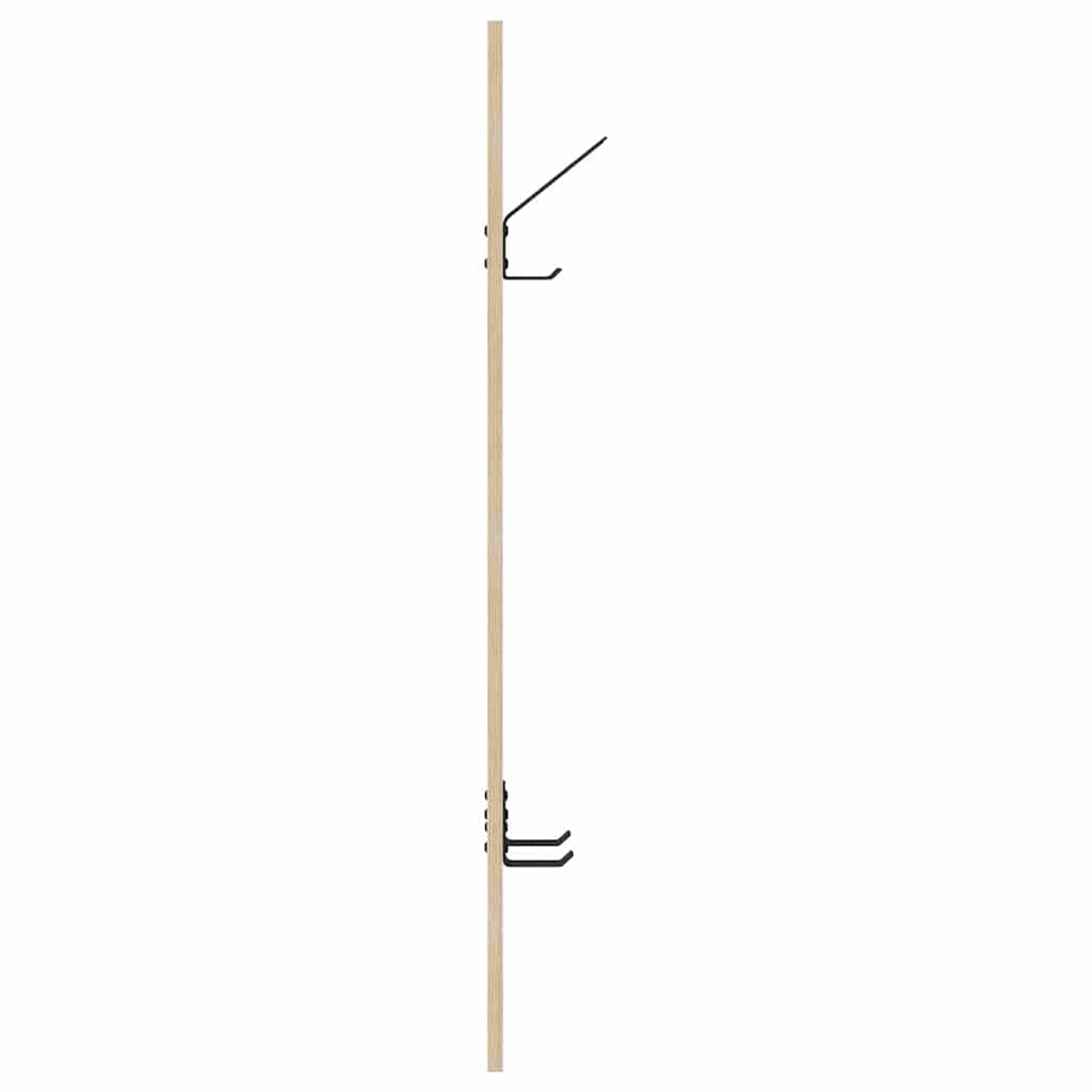 vidaXL Wall-Mounted Coat Rack Sonoma oak 20 x 1.5 x 100 cm