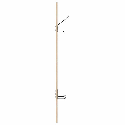 vidaXL Wall-Mounted Coat Rack Sonoma oak 20 x 1.5 x 100 cm