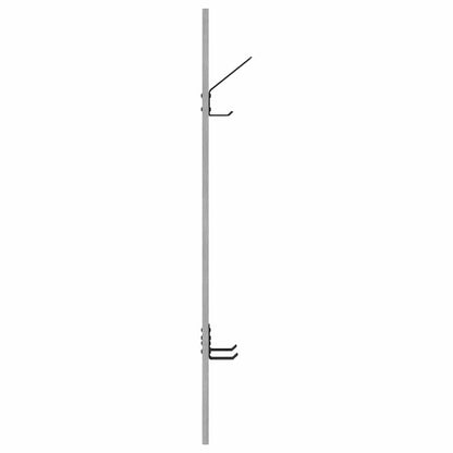 vidaXL Wall-Mounted Coat Rack Grey Sonoma 20 x 1.5 x 100 cm