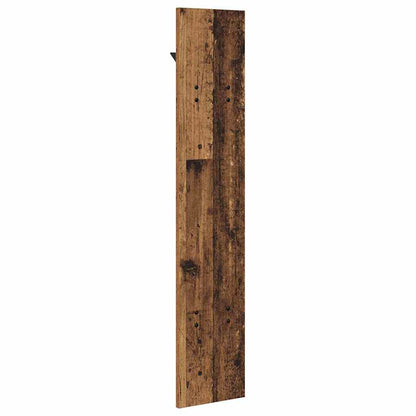 vidaXL Wall-Mounted Coat Rack Wall-mounted Old Wood 20 x 1.5 x 100 cm
