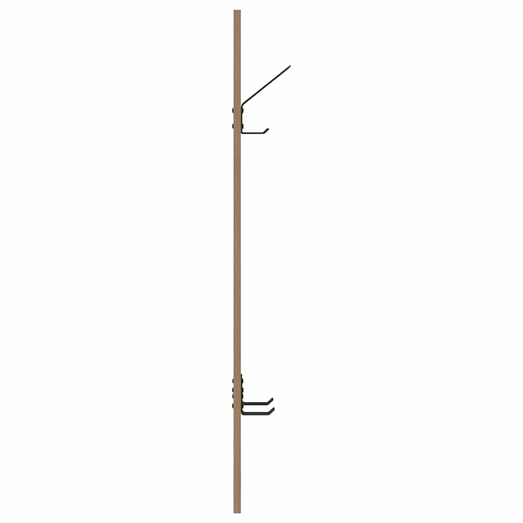 vidaXL Wall-Mounted Coat Rack Artisan Oak 20 x 1.5 x 100 cm
