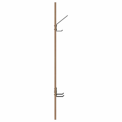 vidaXL Wall-Mounted Coat Rack Artisan Oak 20 x 1.5 x 100 cm