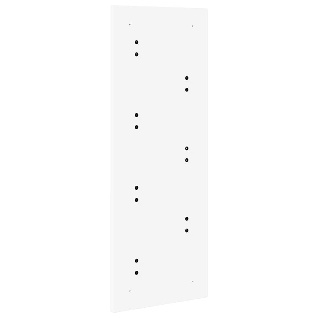 vidaXL Wall-Mounted Coat Rack White 30 x 1.5 x 80 cm Engineered wood