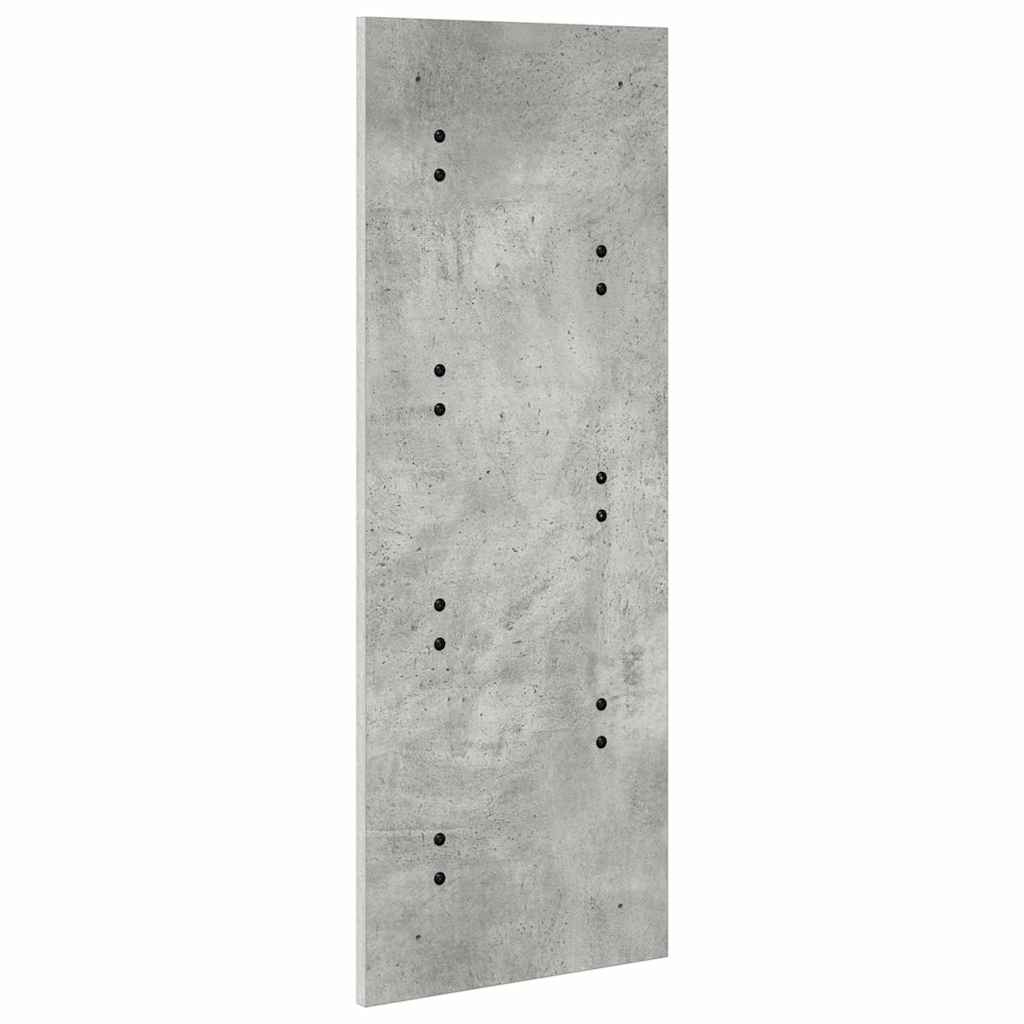 vidaXL Wall-Mounted Coat Rack Wall-Mounted Concrete Grey