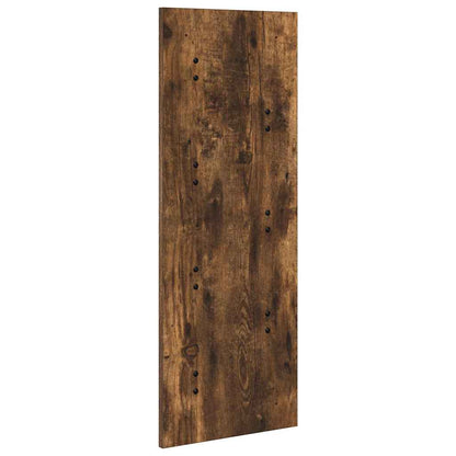 vidaXL Wall-Mounted Coat Rack Wall-Mounted Smoked Oak 30 x 1.5 x 80 cm