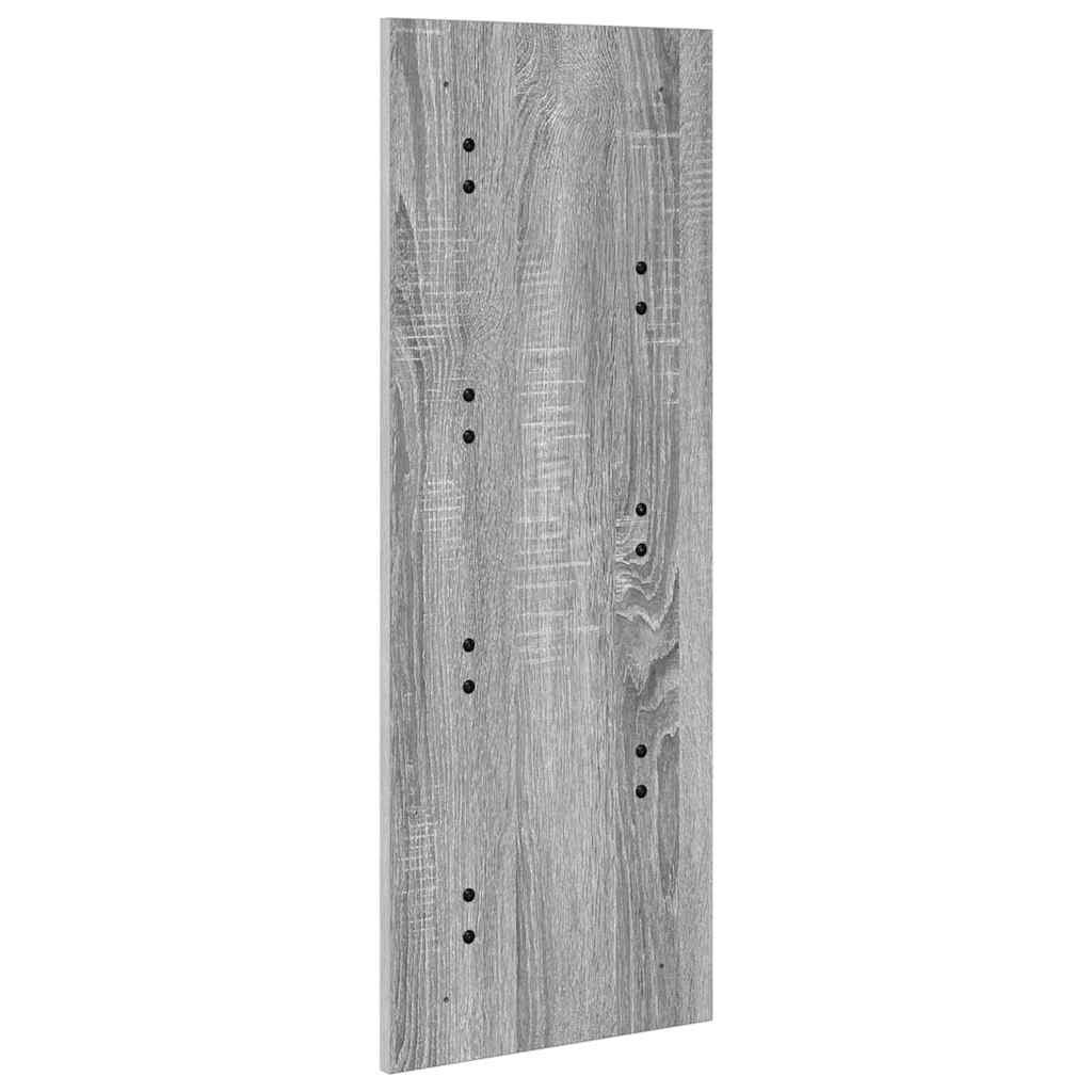 vidaXL Wall-Mounted Coat Rack Grey Sonoma 30 x 1.5 x 80 cm
