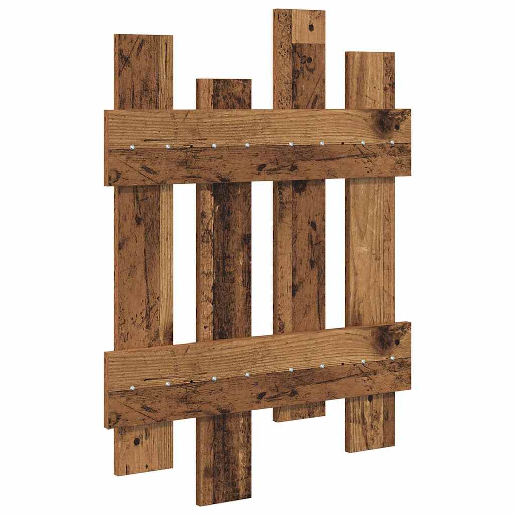 vidaXL Wall-Mounted Coat Rack Old Wood 60 x 3 x 82 cm Engineered wood