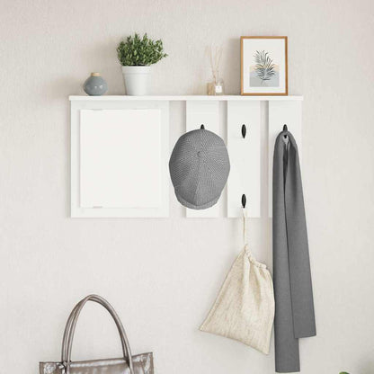 vidaXL Wall-Mounted Coat Rack Wall-Mounted White 85 x 10 x 45 cm