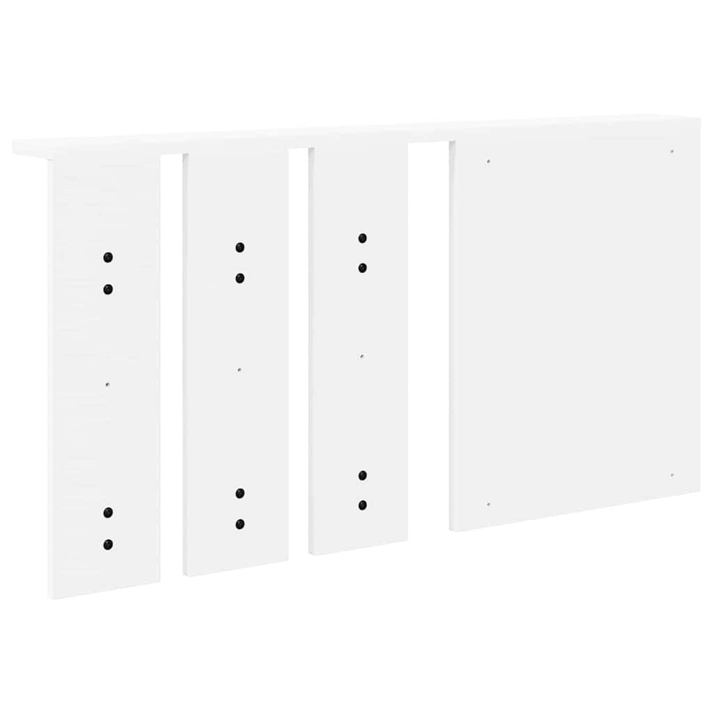 vidaXL Wall-Mounted Coat Rack White 85 x 10 x 45 cm Engineered wood
