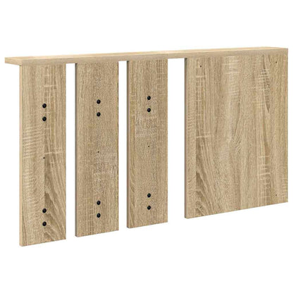 vidaXL Wall-Mounted Coat Rack with Shelf Sonoma oak 85 x 10 x 45 cm
