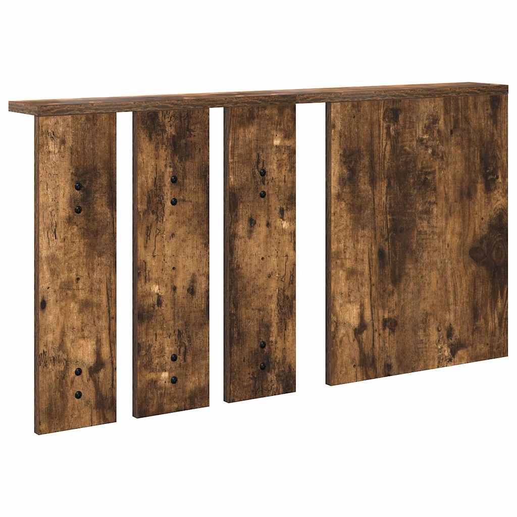 vidaXL Wall-Mounted Coat Rack Wall-Mounted Smoked oak 85 x 10 x 45 cm