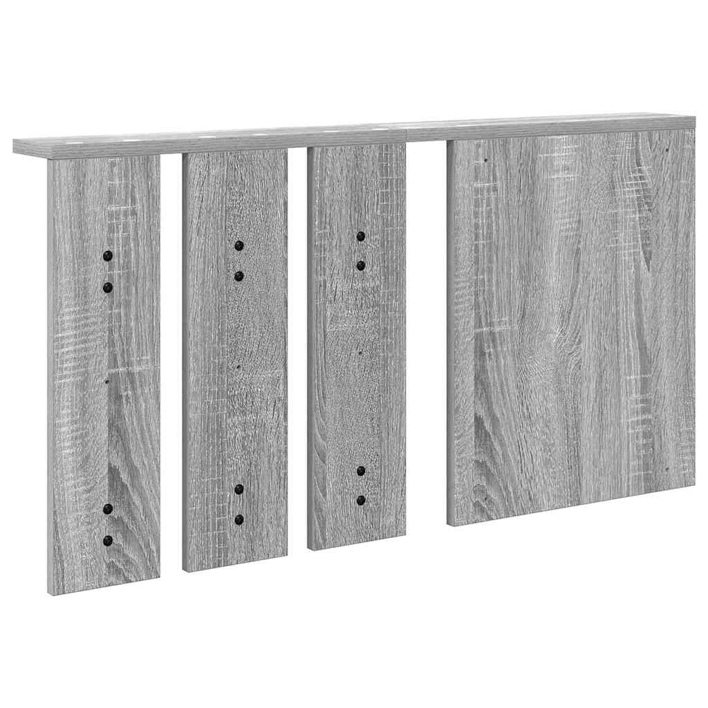 vidaXL Wall-Mounted Coat Rack Wall-Mounted Grey sonoma 85 x 10 x 45 cm
