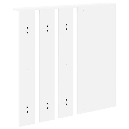 vidaXL Wall-Mounted Coat Rack Wall-Mounted White 84 x 10 x 80 cm
