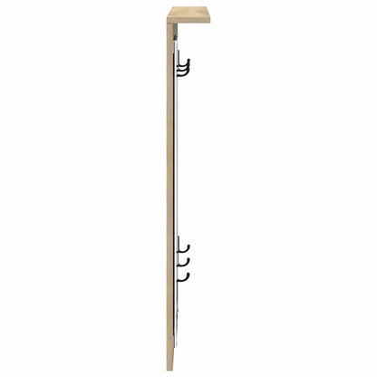 vidaXL Wall-Mounted Coat Rack with Shelf Sonoma oak 84 x 10 x 80 cm