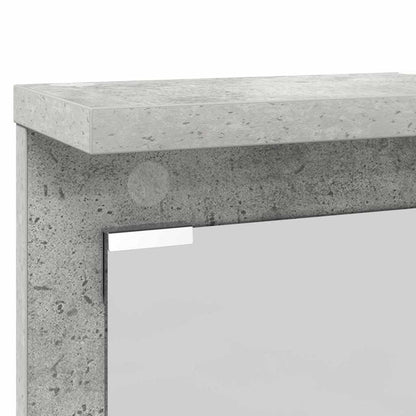 vidaXL Wall-Mounted Coat Rack Wall-Mounted Concrete grey