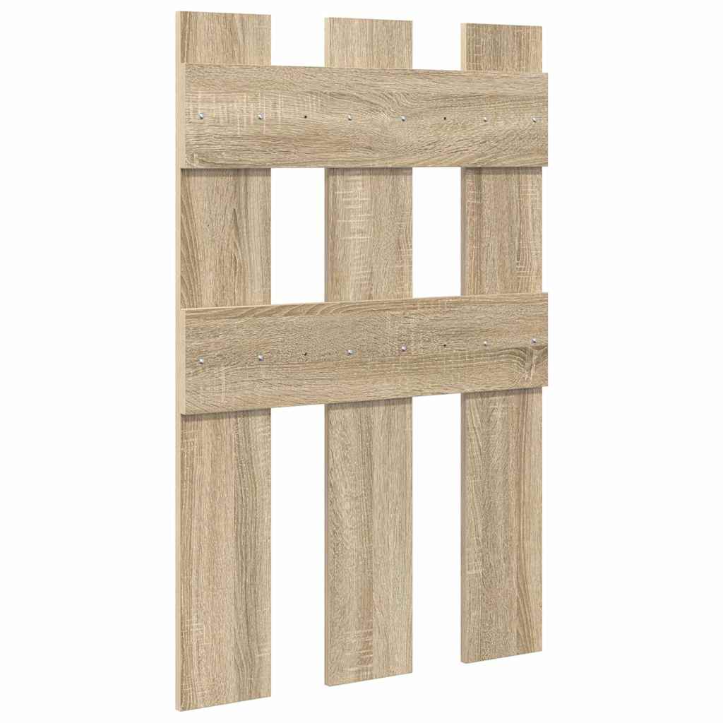 vidaXL Wall-Mounted Coat Rack Wall-mounted Sonoma Oak 65 x 3 x 100 cm